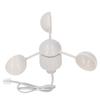 Anemometer Cup Speed Measuring Sensor Cup RJ11 Connector 3 Cups Wind Direction Gauge for Weather Meter