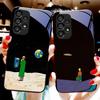 Космический Астронавт Для Samsung Galaxy S10 20 Plus 21 FE 22 23 24 FE 25 Ultra Черный Чехол для телефона из закаленного стекла Жесткий чехол