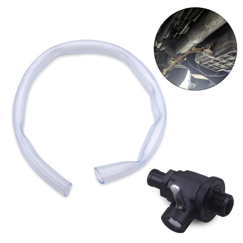 Oil Drain Valves with Detachable Hose Connector Aluminum Alloy Suiatble for Car Enthusiasts & Engine Modifications