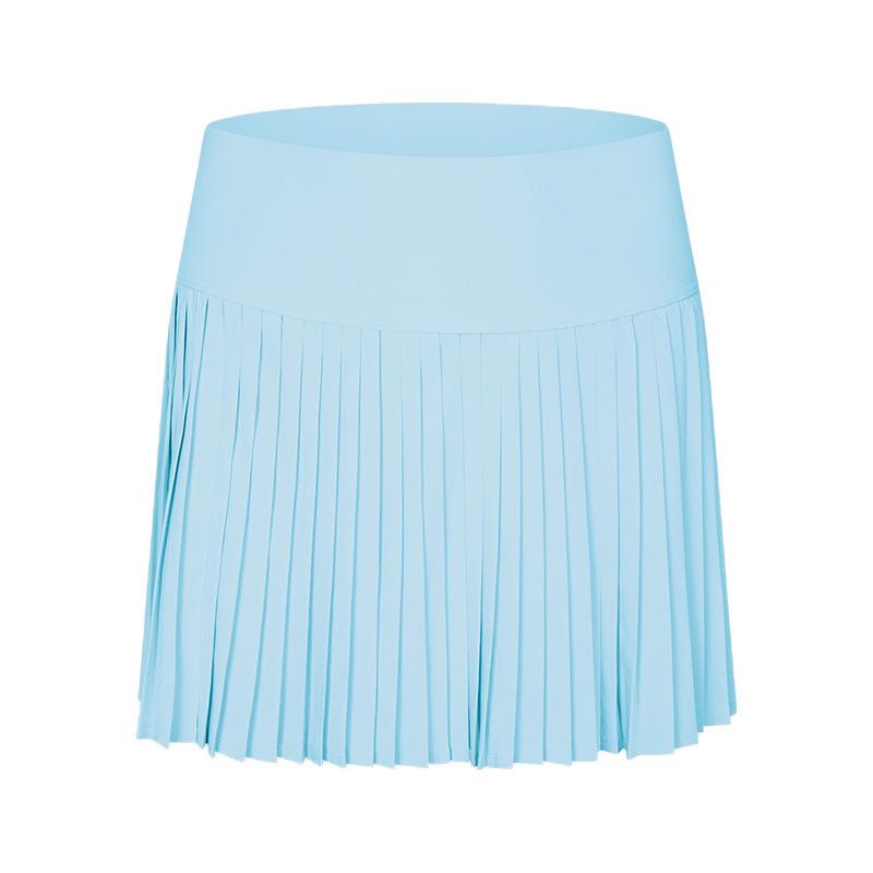 Юбка для тенниса с высокой талией и карманами — быстросохнущая, защищающая от воздействия солнечных лучей, приподнимающая бедра, эластичная плиссированная конструкция