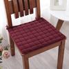 Seat Cushion Solid Color Tie On Polyester 40cm/45cm Anti Skid Chair Pad for Dining Room