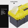 ABS Portable Multi-Function Tool Box for Car Repair and Art Supplies
