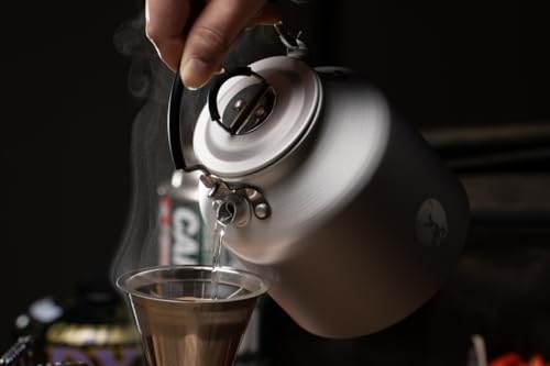 Капитан Олень (КАПИТАН ОЛЕНЬ) Алюминиевый котелок для кемпинга и барбекю, 625 мл, подходит для круглой посуды, CS×F.C.P UH-4129