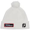 Titleist Tour Pom Pom Beanie White