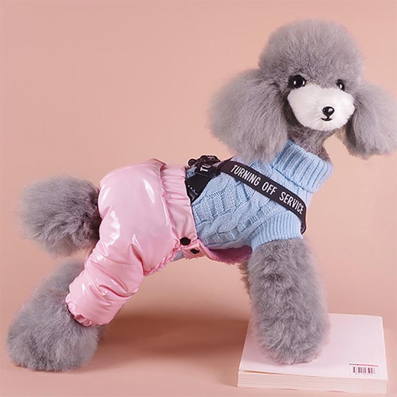 Новейшие штаны для собак средних и маленьких пород, комбинезоны для йорк-терьеров и бульдогов, зимние теплые комбинезоны для щенков Mascotas, комбинезон kombinezon dla psa