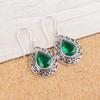 Chrome Diopside Gemstone 925 Sterling Silver Jewelry Handmade Earrings 1.72" CE-4-10