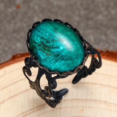 Новые готические кольца-камеи для женщин, девушек, модные украшения для колдовства, аксессуары, подарок, тайна, яд, вампир, регулируемое кольцо