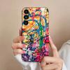 Красочный чехол с граффити для Samsung Galaxy S21 22 23 24 S25 Ultra PlusS20 FE S10 Plus Чехол Funda