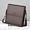 Модная сумка через плечо, повседневная мужская сумка-мессенджер, мужская сумка из искусственной кожи для деловых поездок, маленькая квадратная сумка