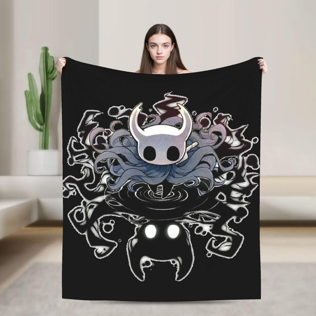 Плед Hollow Knight Фланелевый Игры Экшен Ультра-мягкий Плед-покрывало для Постельного белья Дивана Ковра на кровать