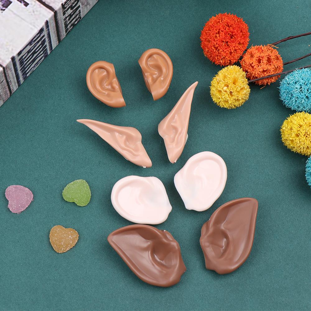 1 шт. Новая кукла Blyth Ледяные игрушечные уши Игрушечные белые, натуральные, загорелые, темно-коричневые и супер-черные цвета кожи Только уши Аксессуары для кукол