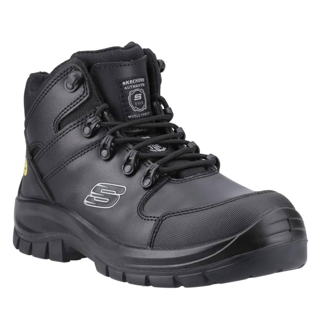 Skechers Мужские кожаные рабочие защитные ботинки Trophus Kilram