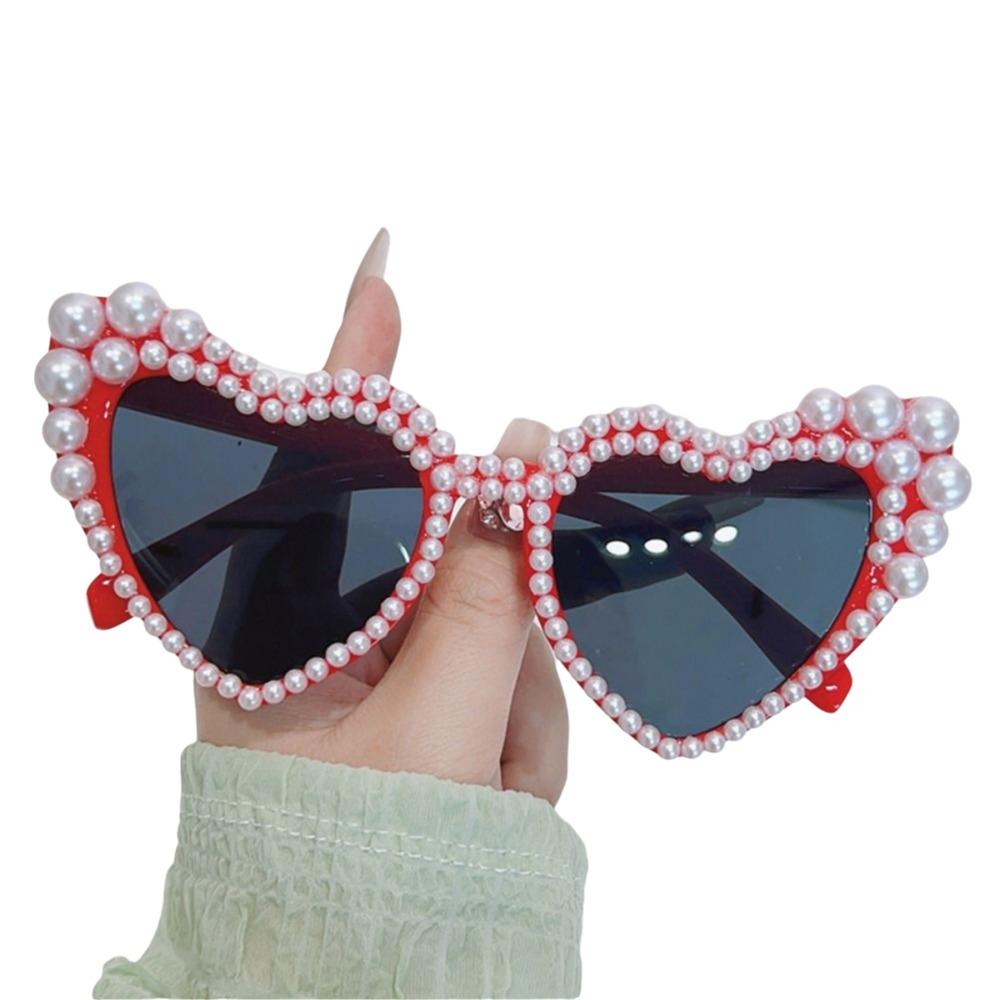 UV400 Protection Cat Eye Eyewear Heart-shaped Design Beach Party Sun Glasses  Outdoor Activities