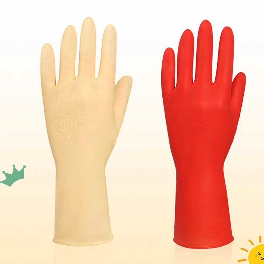 26CM Kids Work Gloves Red Yellow Blue Protective Mitts Tool Child Househeld Gloves Washing Clothes