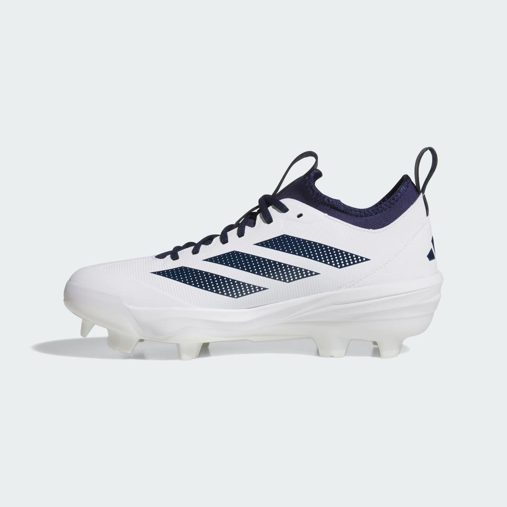 adidas Adizero Impact 2.0 TPU Cleats JH6739 Men's Performance Sports Shoes Cloud White / Team Navy Blue 2 / Team Navy Blue 2