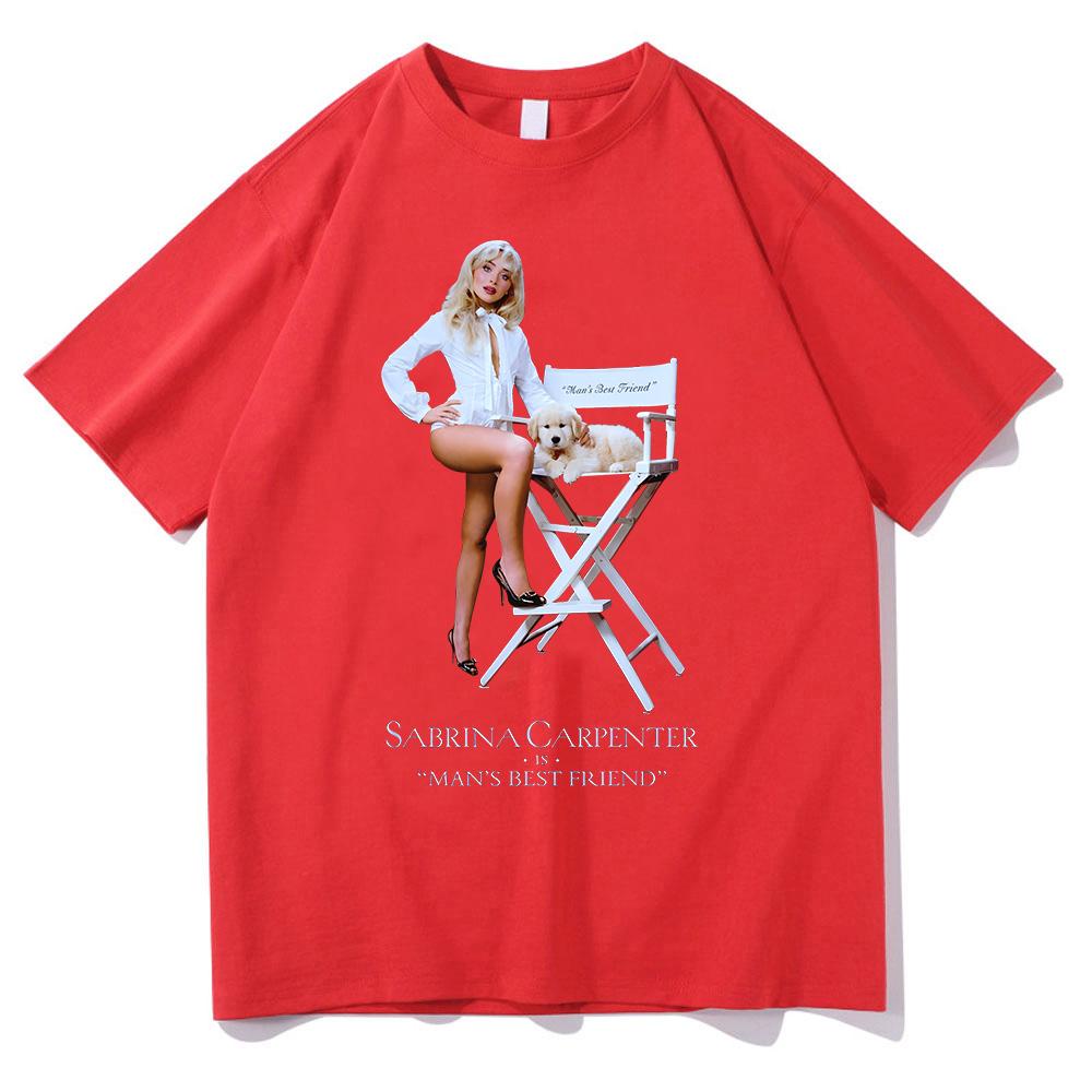 Sabrina Carpenter Best Friend Tshirt Unisex Summer Female Y2k Clothing Unisex Cotton Harajuku Fashion Casual Streetwear Tees Tops