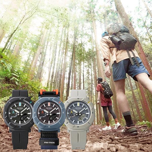 Casio Мужские часы PRO TREK PRJ-B001-7JF [линия PRO TREK Hiker] Смола *Биомасса Пластик Цифровые Аналоговые