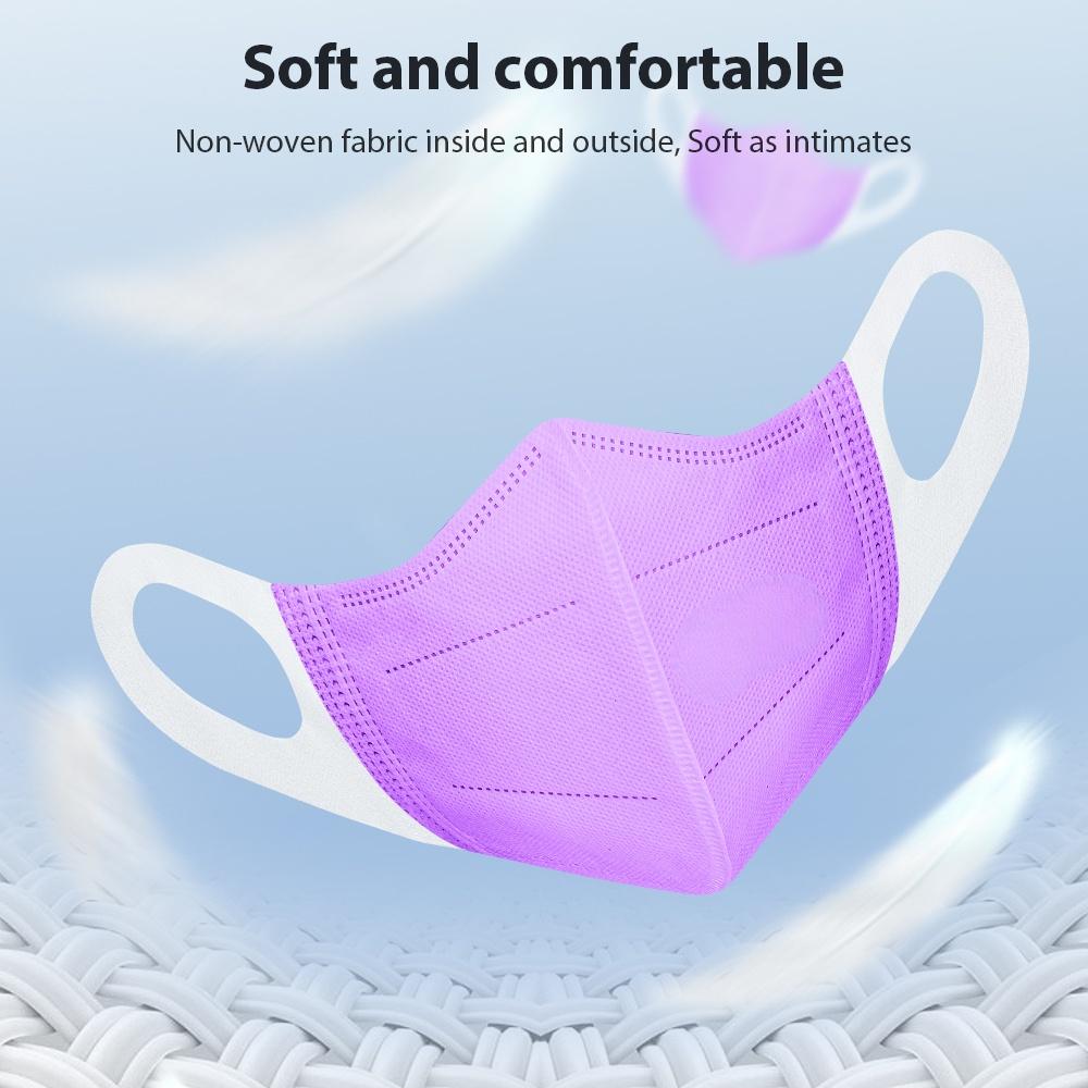 10-200PCS 3D Adult Mask 3 Layer Mascarilla CE Homologadas Disposable Masque Respirator Dustproof Face Mask