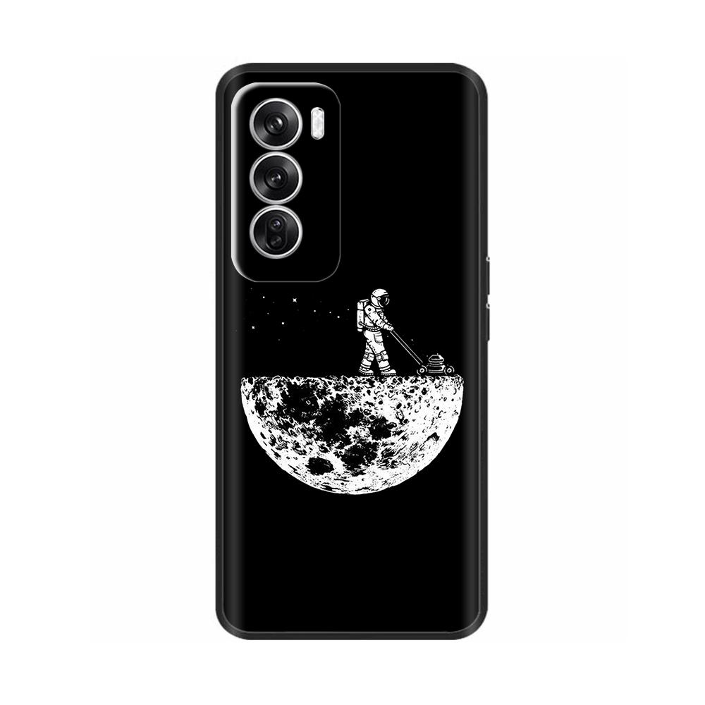 Роскошный painted чехол для OPPO Reno 12 Pro Задняя крышка Силиконовый чехол для телефона для OPPO Reno 12 Reno12 Pro 5G Защитный корпус Capas
