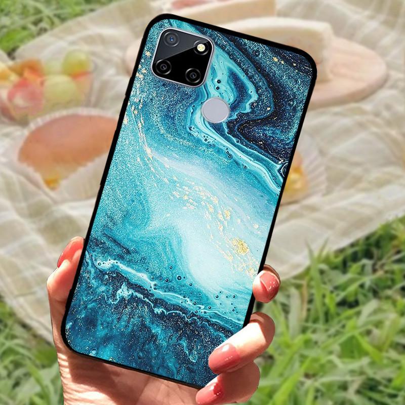 Чехол для OPPO Realme C21Y Мраморная Мода Мягкий Силиконовый Чехол для Realme C21 C25 C25s Чехлы для Телефона Защитный Realmi C 21 Y Capa