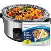 Syntus Crock Pot Liners, 20 Count 13" x 21" Large Size Slow Cooker Liners Fits 3-8 Quart Pots, Disposable Cooking Bags Suitable for Oval & Round &