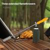 Outdoor Weed Torch with Detachable Long Arm Adjustable Flame Control Valve Weeding Blow Torch Flame Thrower Camping Propane Weed Burner