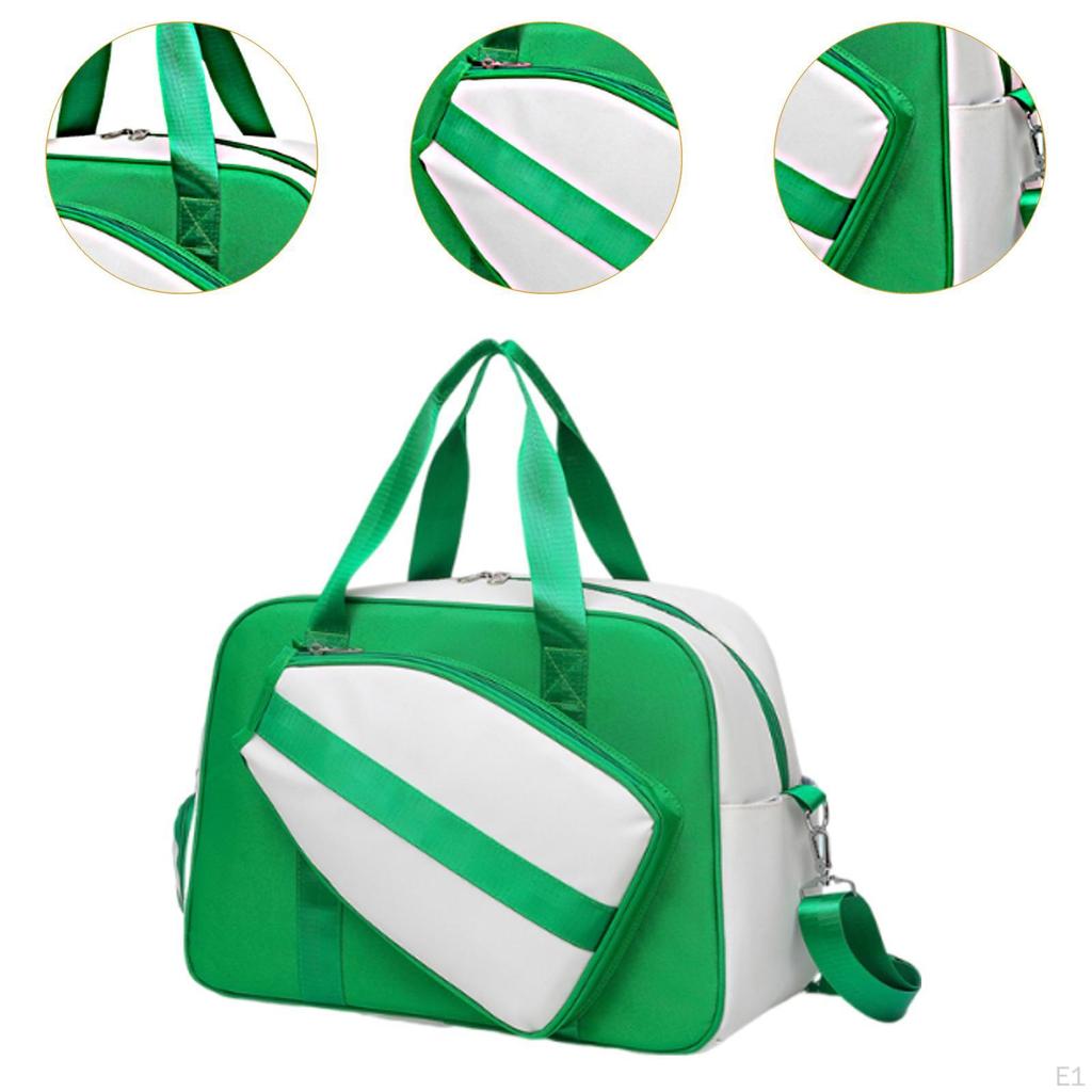 Спортивная сумка Pickleball Bag, многоцелевая, портативная, большая вместимость, с отделением для обуви, стильная