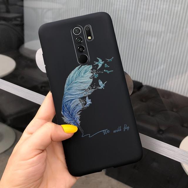 For Xiaomi Redmi 9 Case Cover For Redmi 9T Redmi9 Prime Phone Case Cute Astronaut Painted Soft Back Funda For Redmi 9C NFC Coque