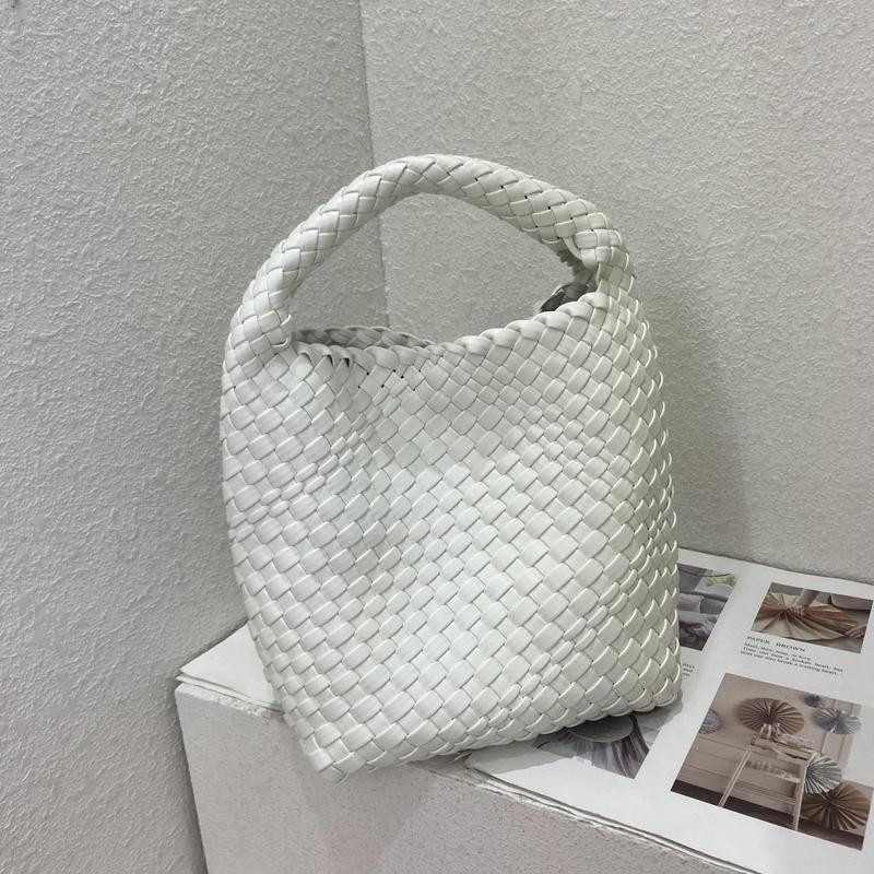 2022 Women's Woven Basket Tote Handbag - Fashionable Shoulder Bag