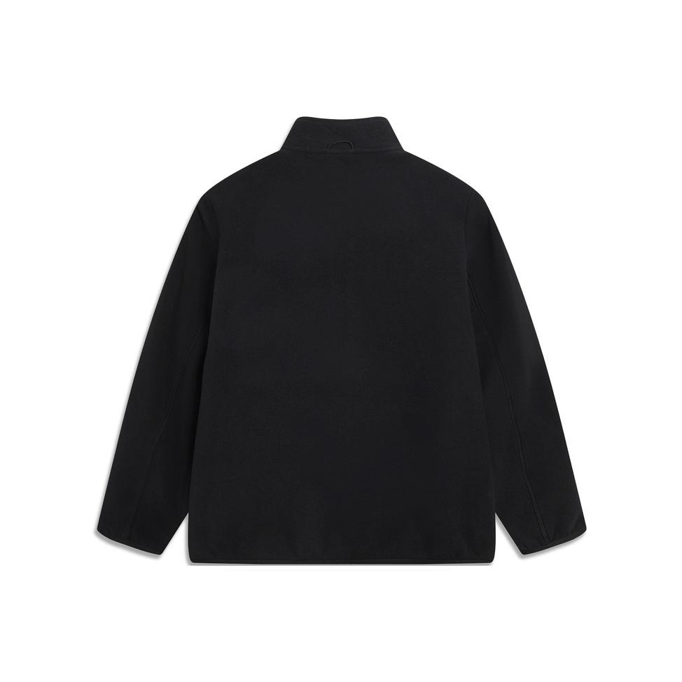 Li Ning Outdoor CF Флисовая Теплая Куртка-Кардиган Мужская Верхняя Одежда AWDV825-2