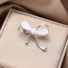 Korean-style Pearl Butterfly Bow Brooch Suit Jacket Pin Anti-Exposure Decoration