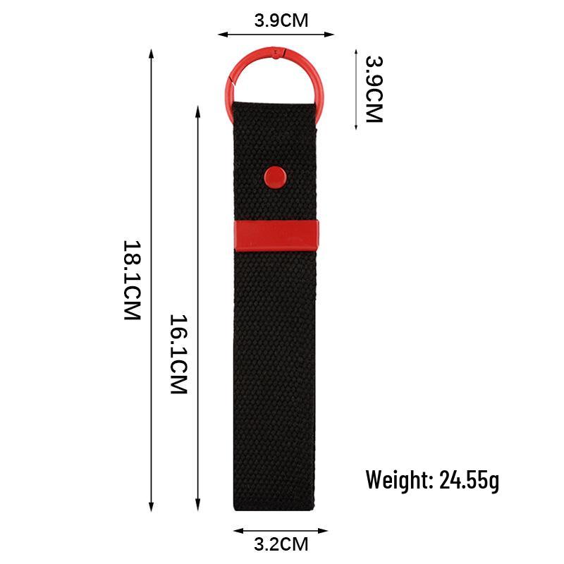 Korean INS Style DIY Canvas Embroidery Keychain - Handmade Heat Transfer Blank Keyring Pendant.