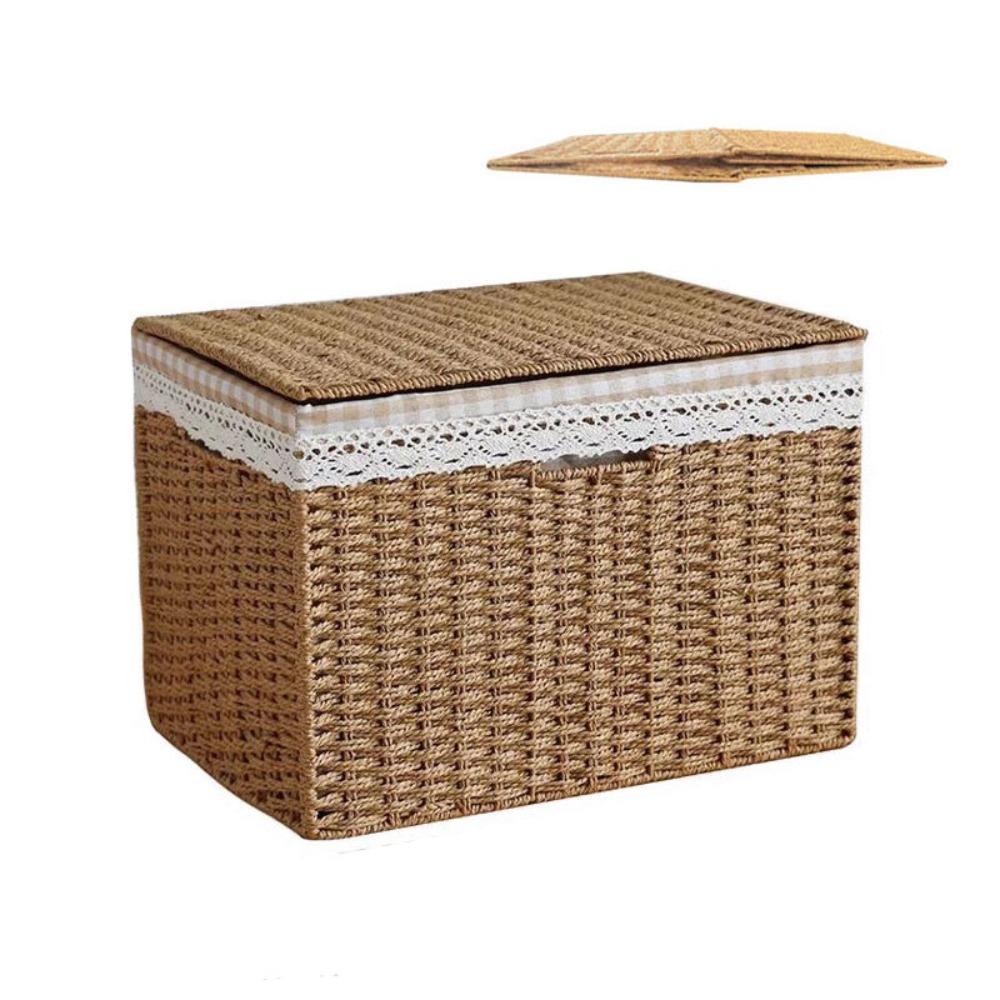 Большая емкость складной контейнер для хранения клетчатая подкладка корзина для хранения белья многофункциональный органайзер