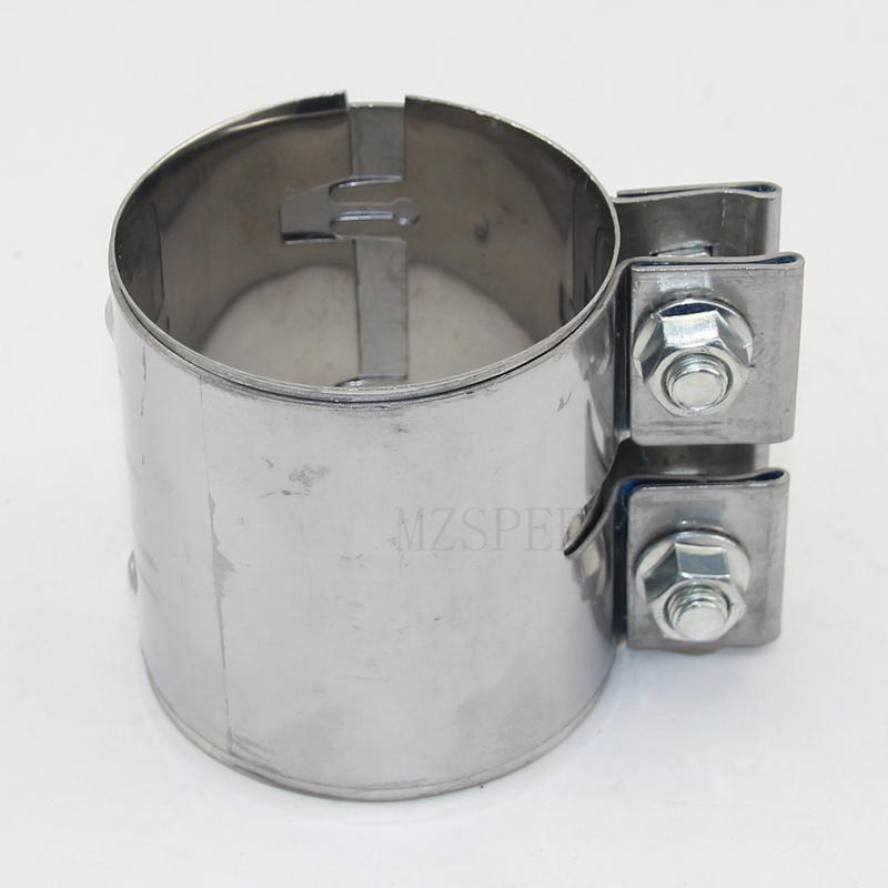 304 stainless steel pipe clamp Round pipe fastening fittings Strong butt fitting General hoop length 88mm