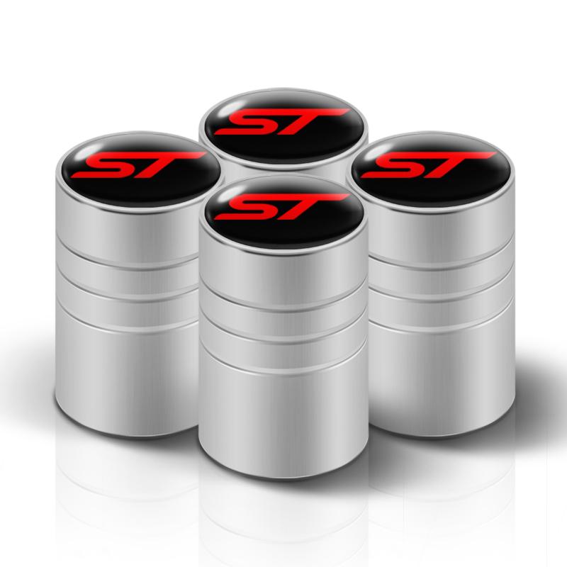 4 шт. автомобильный Стайлинг ST с эмблемой колеса, шинный клапан, колпачки для шин, чехол