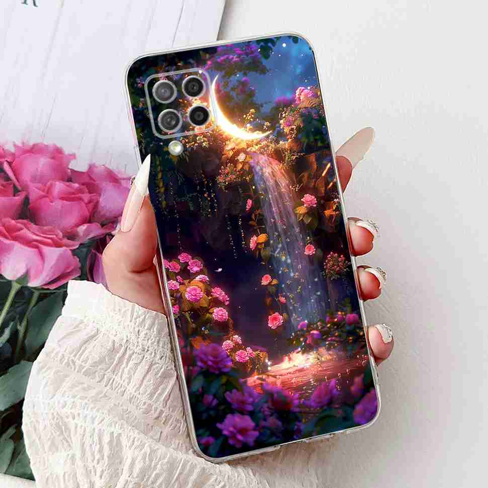 Чехол для Samsung Galaxy A42 5G Популярный узор Цветы Мягкий силикон ТПУ Чехол-бампер для Samsung a42 A42 6.6" SM-A426B Модный корпус