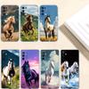 RE28 Fine Horse Transparent Phone Case for Motorola Moto Edge 20 30 40 50 S30 Fusion Ultra Pro Neo Lite + G200 G23