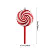 Hanging Loop Christmas Tree Ornaments Red White Lollipop Ornament  Christmas Tree Decoration