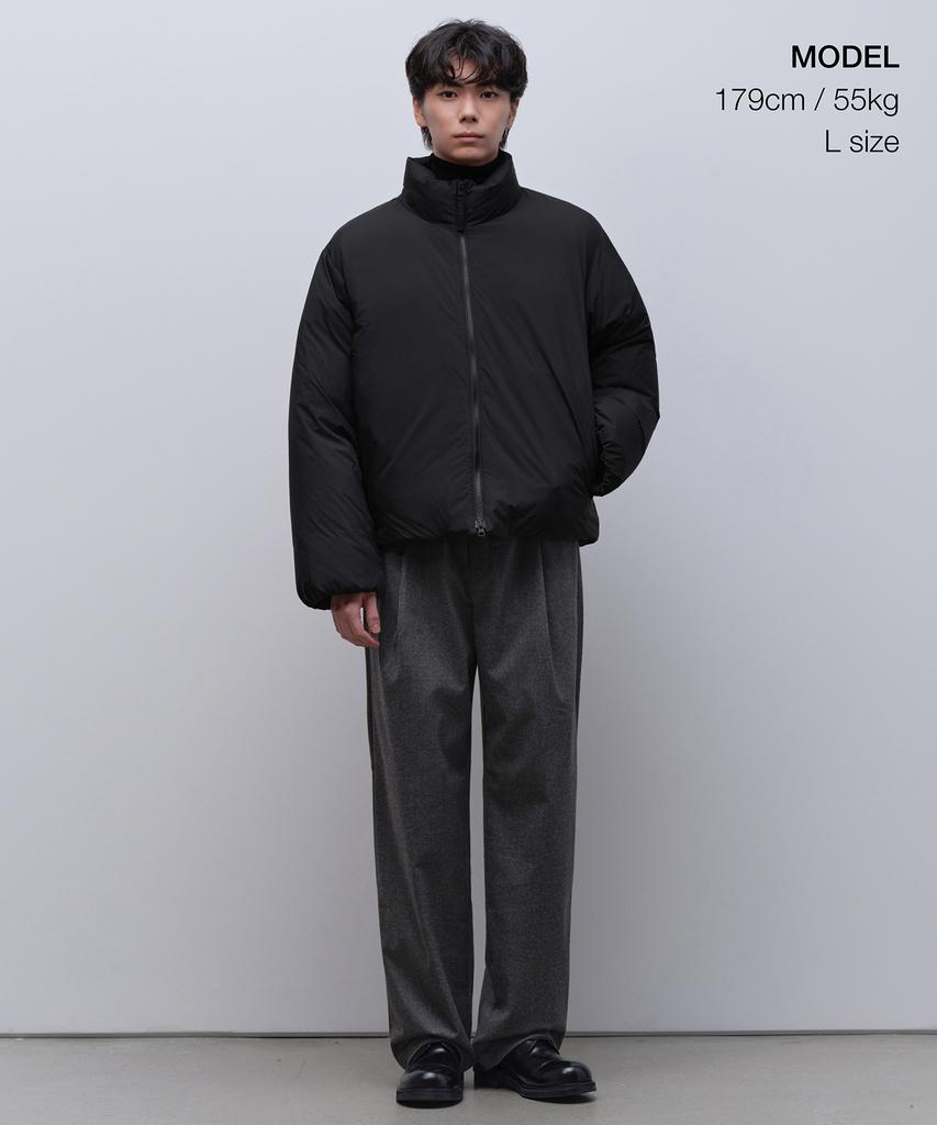 Musinsa Standard Minimal Down Short Padded Jacket [Black]