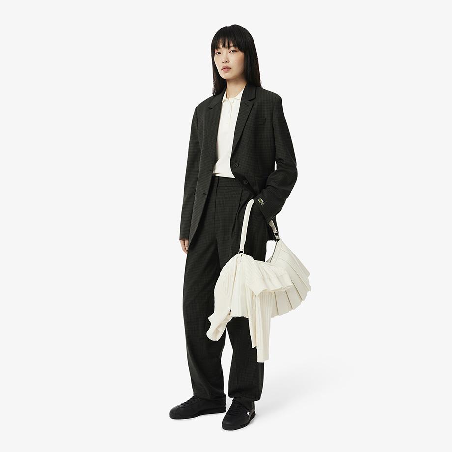 Lacoste Женский джемпер-поло с цветными манжетами AF9283-55GDII