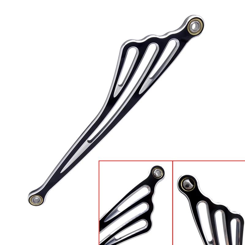 Motorcycle Shift Linkage for Harley Road King 1980-2017 Shift Linkage Black Chrome Linkage Wing Gear CNC Shift Lever Wing