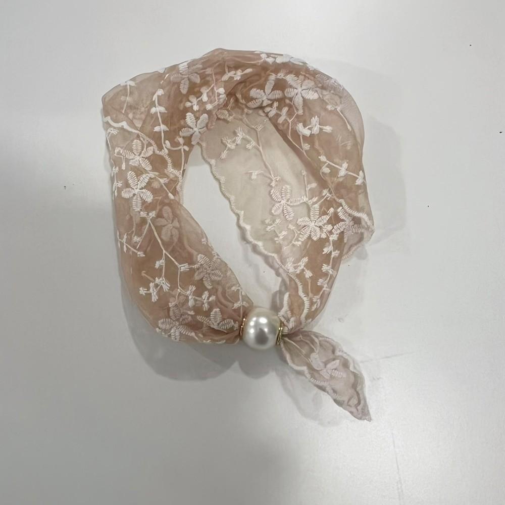 Elegant Magnetic Buckle Lazy Scarf Snap Closure Shirt Collar Scarf Spring Season