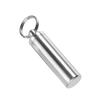 Брелок для лекарств из нержавеющей стали для путешествий, кемпинга, чрезвычайных ситуаций