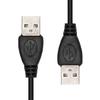 Черный USB 2.0 между мужчинами и удлинителем, кабель-адаптер, кабель для передачи данных, длина 0,5 м