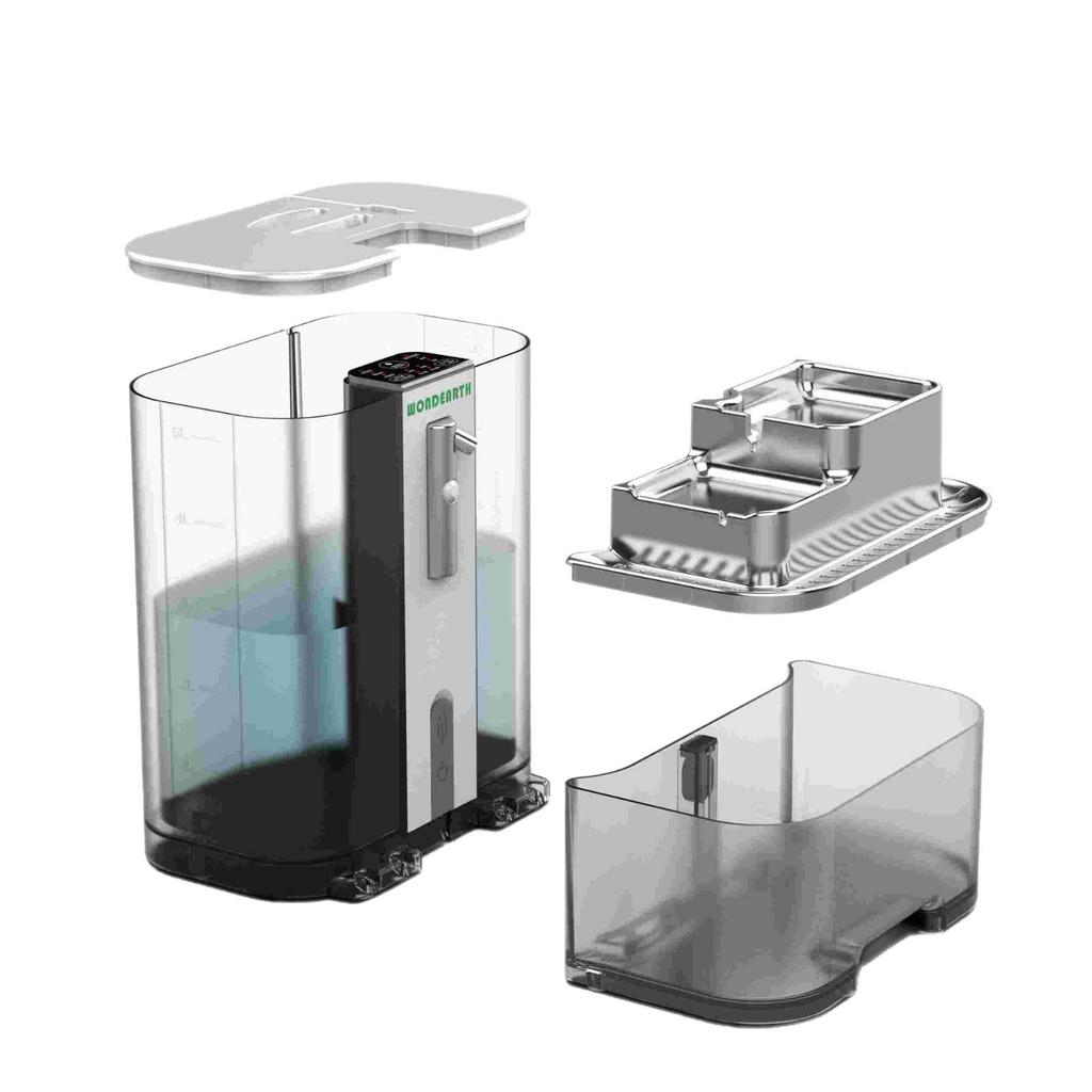 5L Flowing Water Pet Fountain with Separate Purified Water Tank