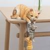 Cats Resin Sculpture Mother Cat And Kittens Figurine Desk Edge Decoration Cat Statue