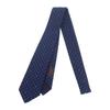 HERMES 336111T_01 Tie Marine/Ciel Silk/cotton Mens
