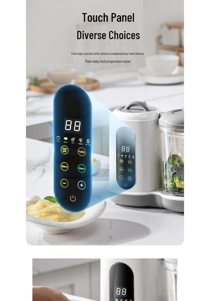 Fully Automatic Multi-Functional Baby Food Maker & Steamer