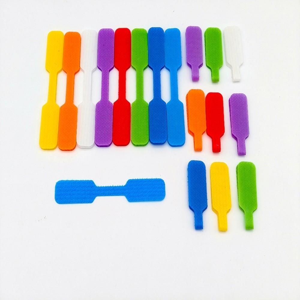 24 шт. Нейлоновый настольный органайзер для кабелей, водонепроницаемые бирки для проводов, для офиса, дома