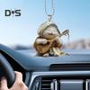 Decorative Kitten Pendant Car Ornament with Lanyard Easy To Hang Adorable Acrylic Rearview Mirror Hanging Pendant Xmas Tree Decor